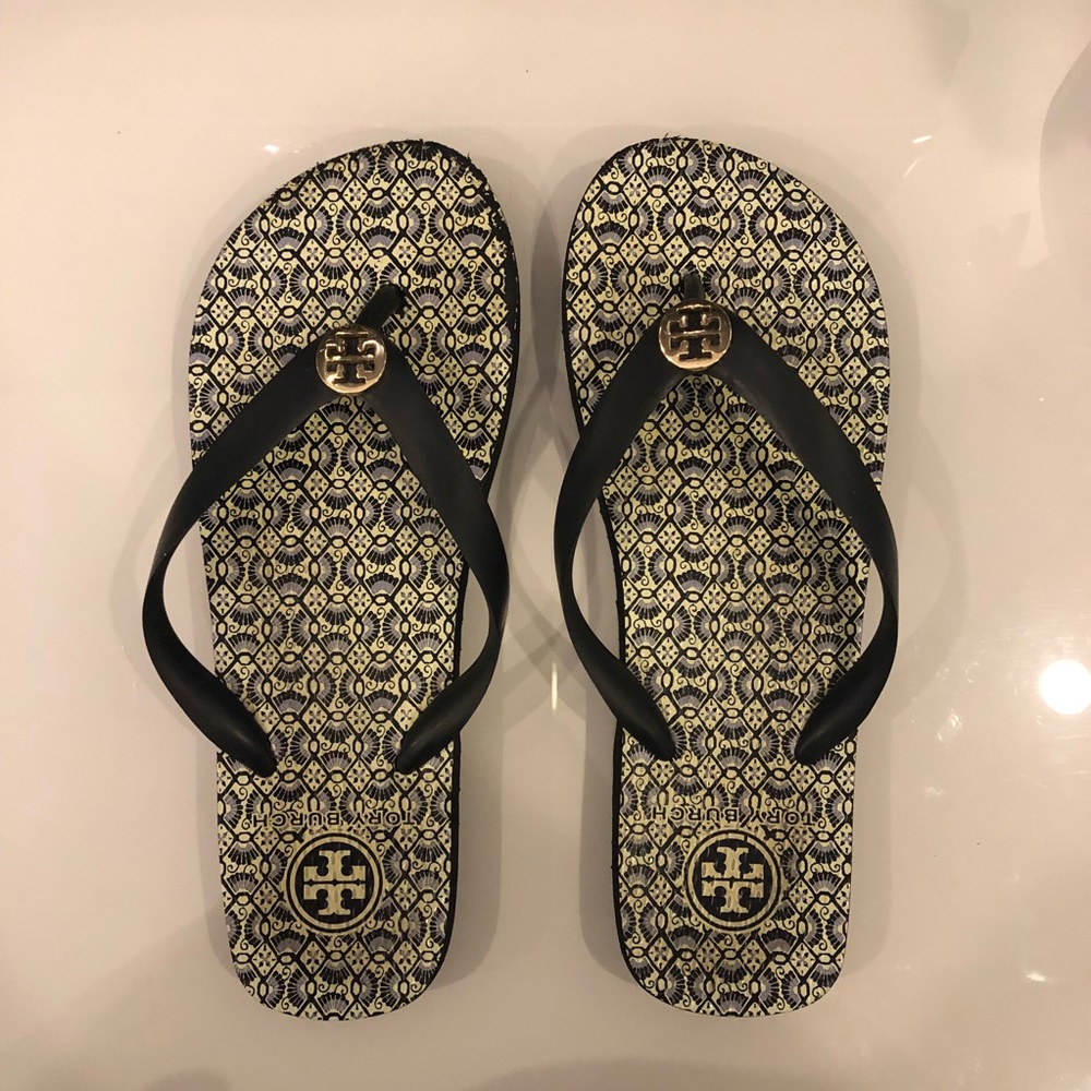 Tory Burch Flip Flops (only worn once!)